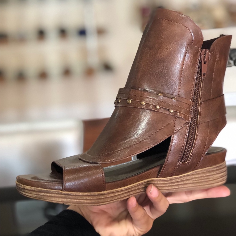 LAST 2♥️Western Hightop Gladiator Peep Sandal - Picture 5 of 6